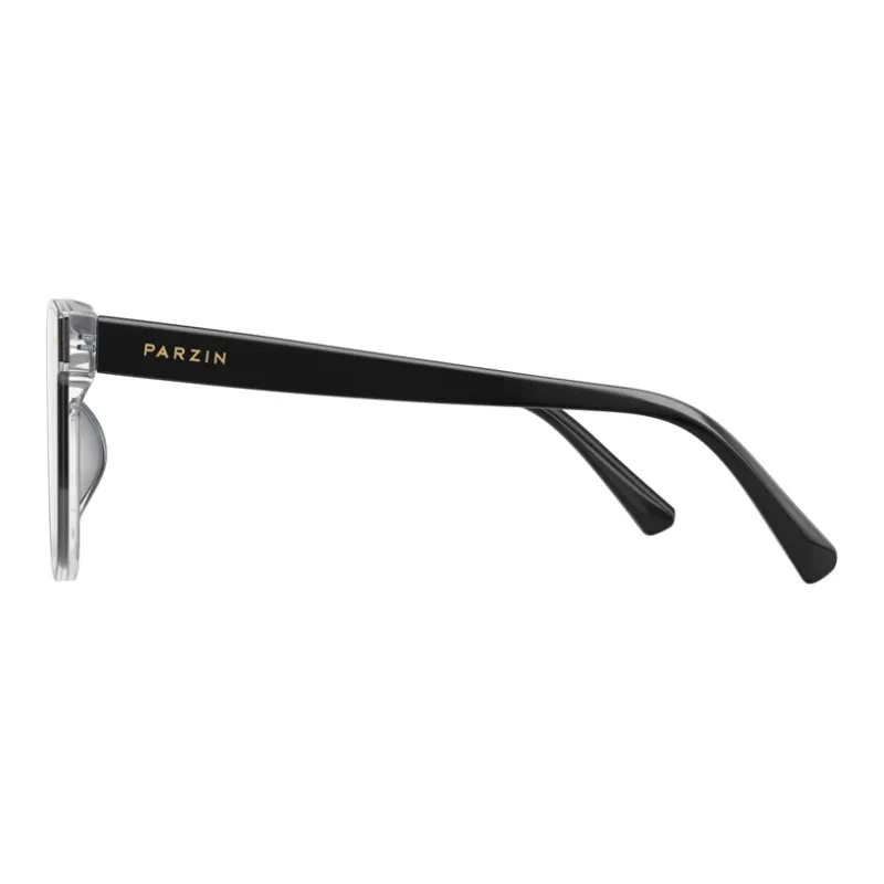 PARZIN Square Sunglasses Unisex Black-5