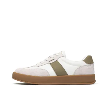 QIAONAI Low Top Skateboard Shoes Women's Beige