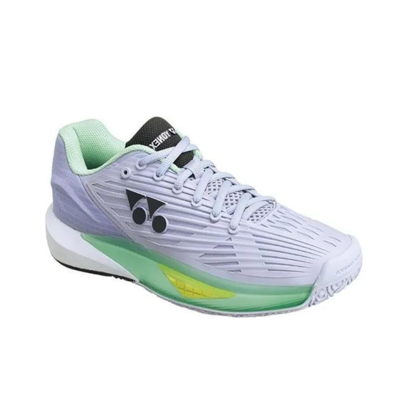 YONEX Anti Slip Wear Resistant Low Top Tennis Shoes Women's Gray Green-2