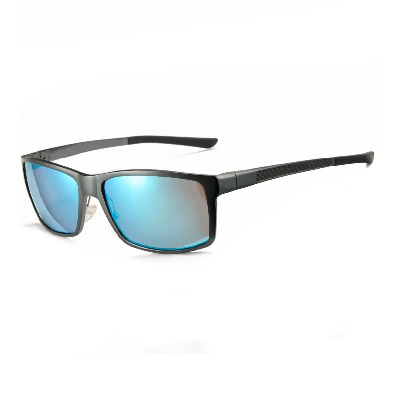 CYXUS Aluminum Magnesium Alloy Carbon Fiber Square Sunglasses Unisex-6