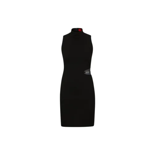 HUGO BOSS Sleeveless Dresses Women's Black