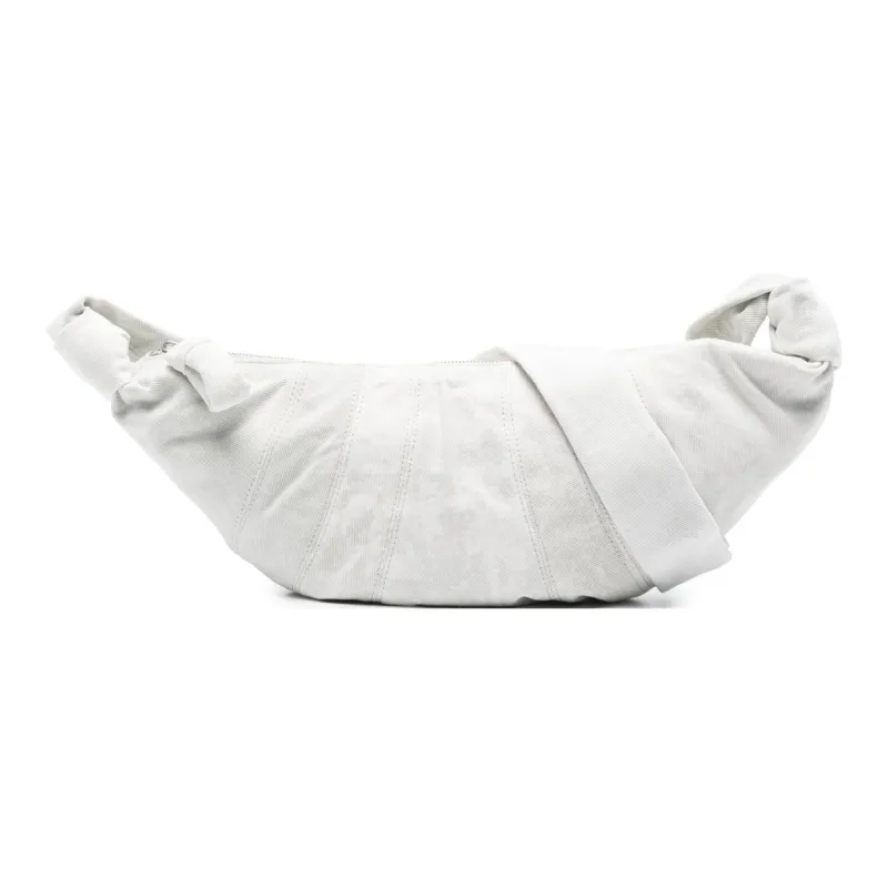 Lemaire Croissant Series Cotton Handbag Shoulder Bag Women's White-1