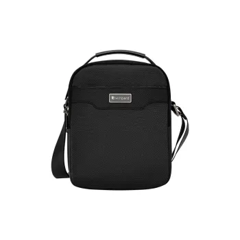 Winpard Polyamide Shoulder Bag, Handbag Regular Men's Classic Black/Nautical Blue