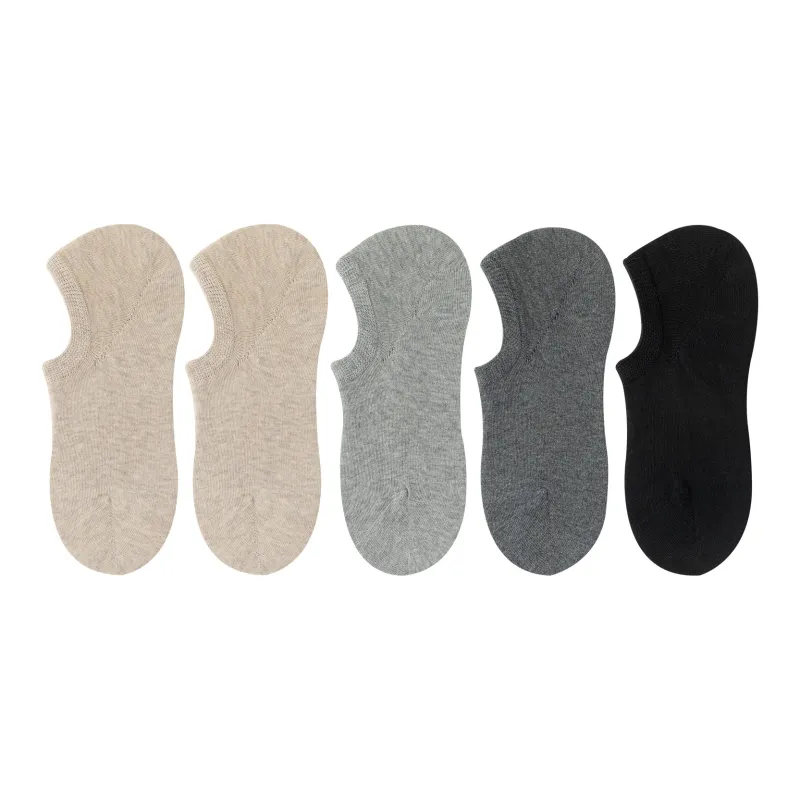 XXLLG No Show Socks Men's 5 Pack-4