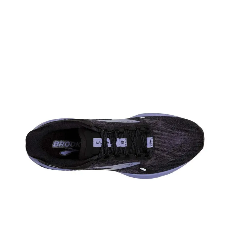 Brooks Launch GTS Cushioning, Wear Resistant Low Top Running Shoes Women's Black Blue-3