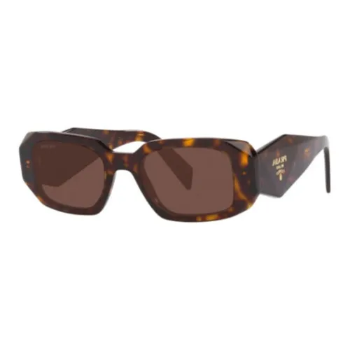PRADA Irregular Shape Sunglasses Women's Tortoiseshell
