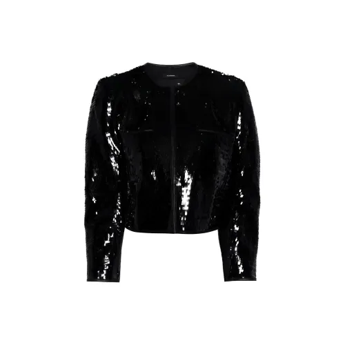 R13 Cropped Coats Women's Black