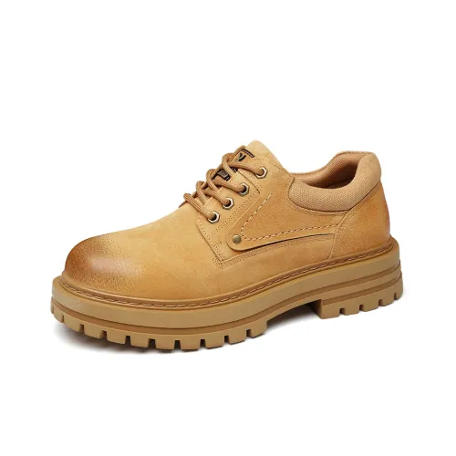 Playboy Playboy Casual Work Boots Martin Boots Men's Camel