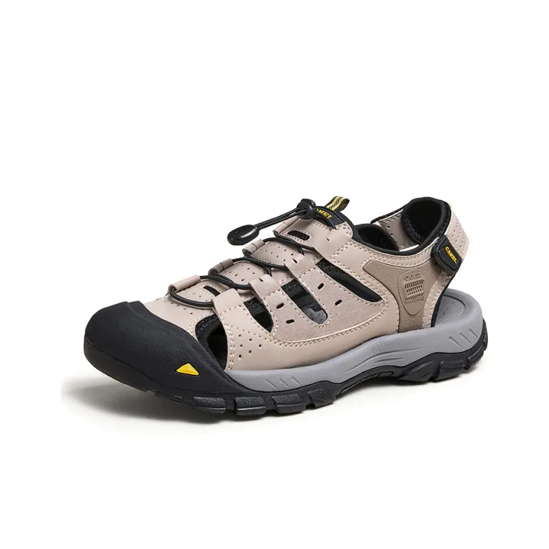 CAMEL River Trekking Shoes Men Black/Sand/Light Green-6