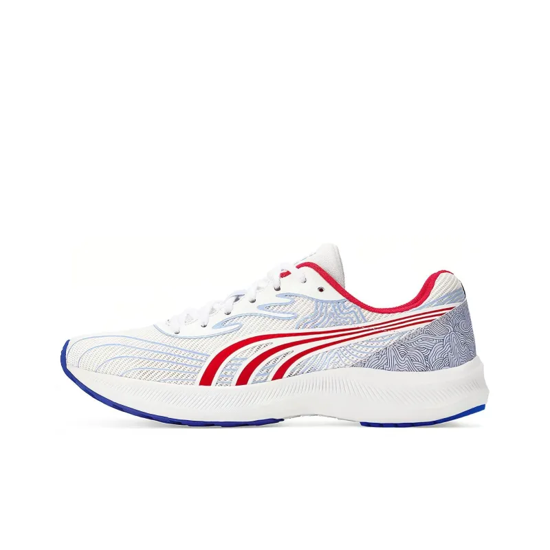DO WIN Journey To The Second Generation Running Shoes Unisex Low Top White Red-1