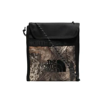 THE NORTH FACE Nylon Shoulder Bag, Crossbody Bag Unisex Black