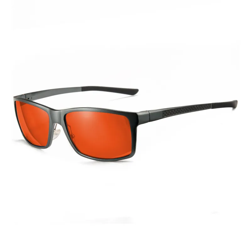 CYXUS Aluminum Magnesium Alloy Carbon Fiber Square Sunglasses Unisex-3