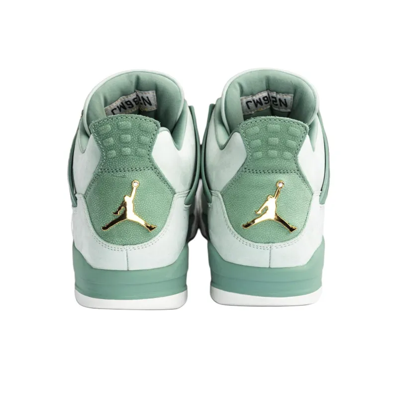 Jordan Air Jordan 4 'FIRST CLASS' PE Durable Breathable Low-Top Vintage Basketball Shoes Men's Green-5