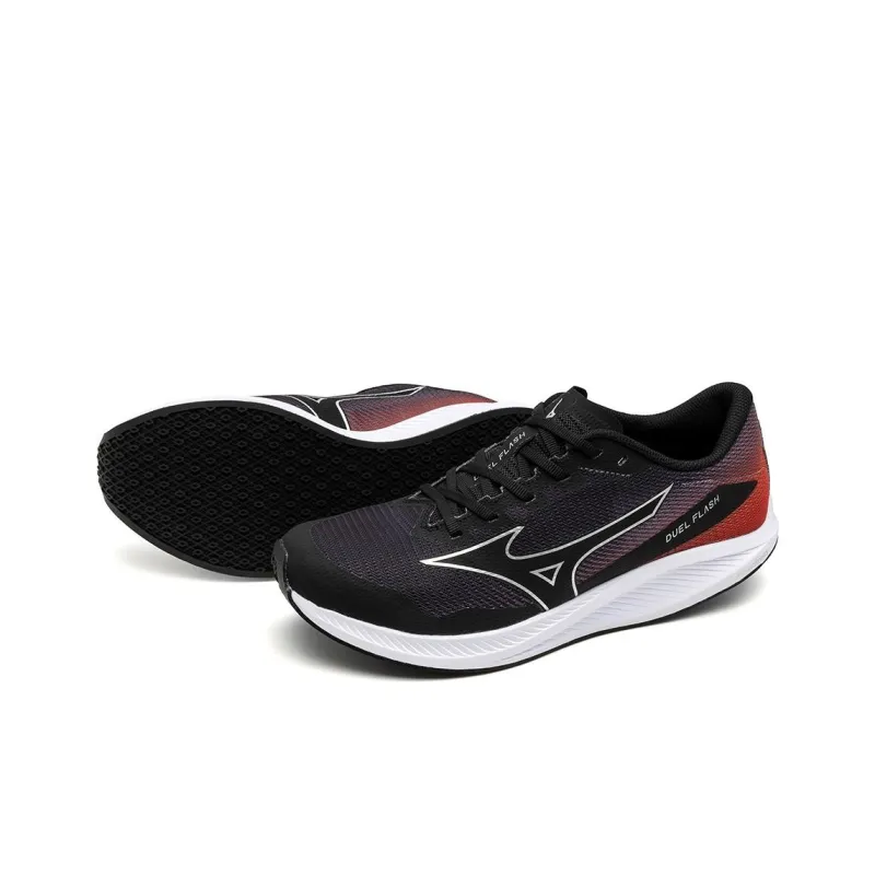 Mizuno Duel Flash 'Black Silver Red'-2