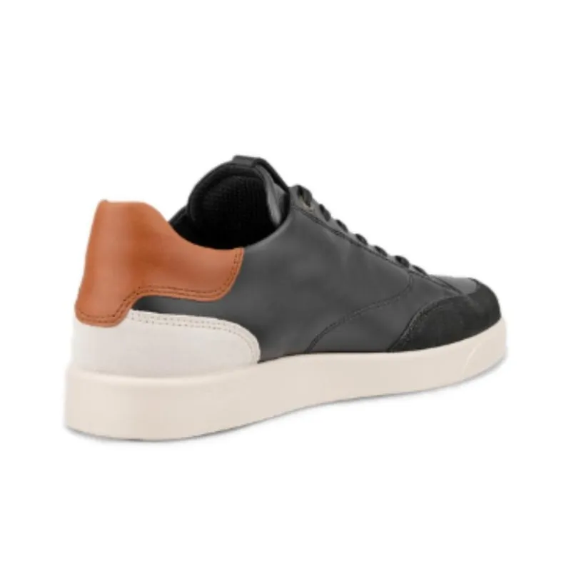 Ecco Low Top Skateboard Shoes Men's Black-4