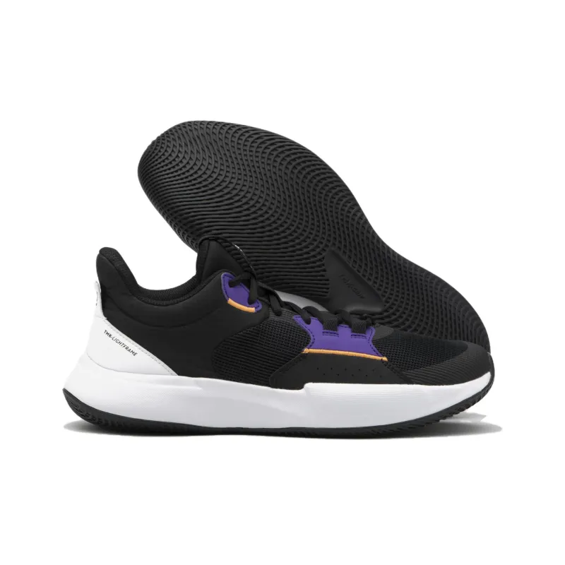 DECATHLON Cushioning Wear Resistant Mid Top Basketball Shoes Men's Black-2