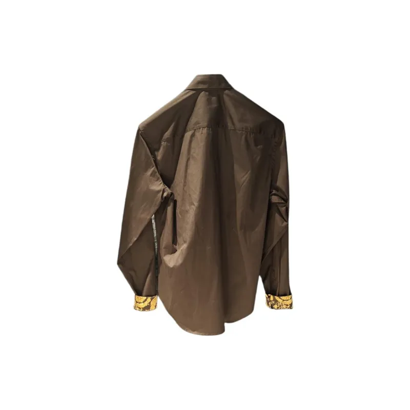VERSACE Shirts Men Brown-1