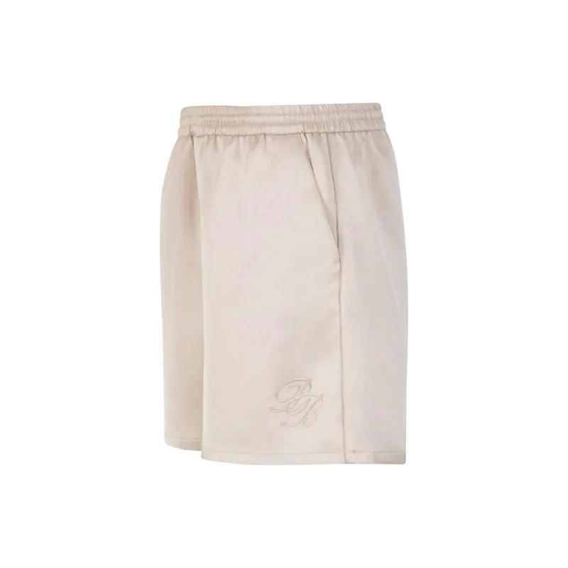 BALMAIN Pb Signature Satin Bermuda Shorts-2