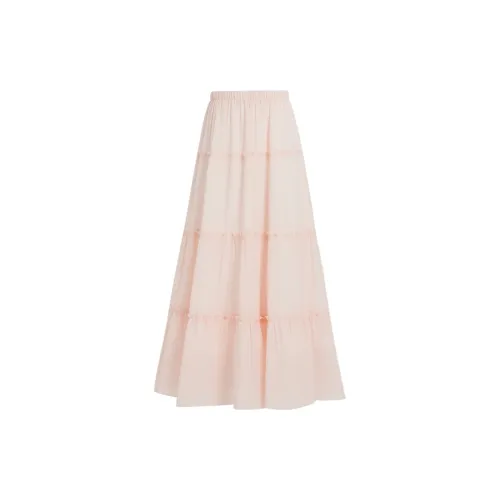 ZAZN Casual Long Skirts Women's Pink