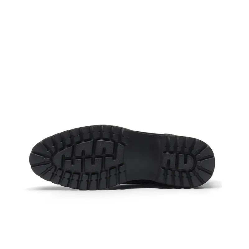 ASTON M.JAZZ Dress Shoes Men Low Top Black/Brown-5