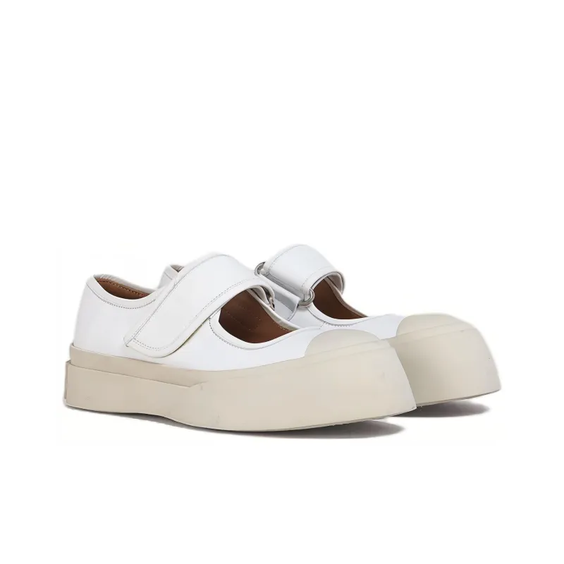 MARNI Women's Mary Jane Sneaker 'Lilywhite'-2