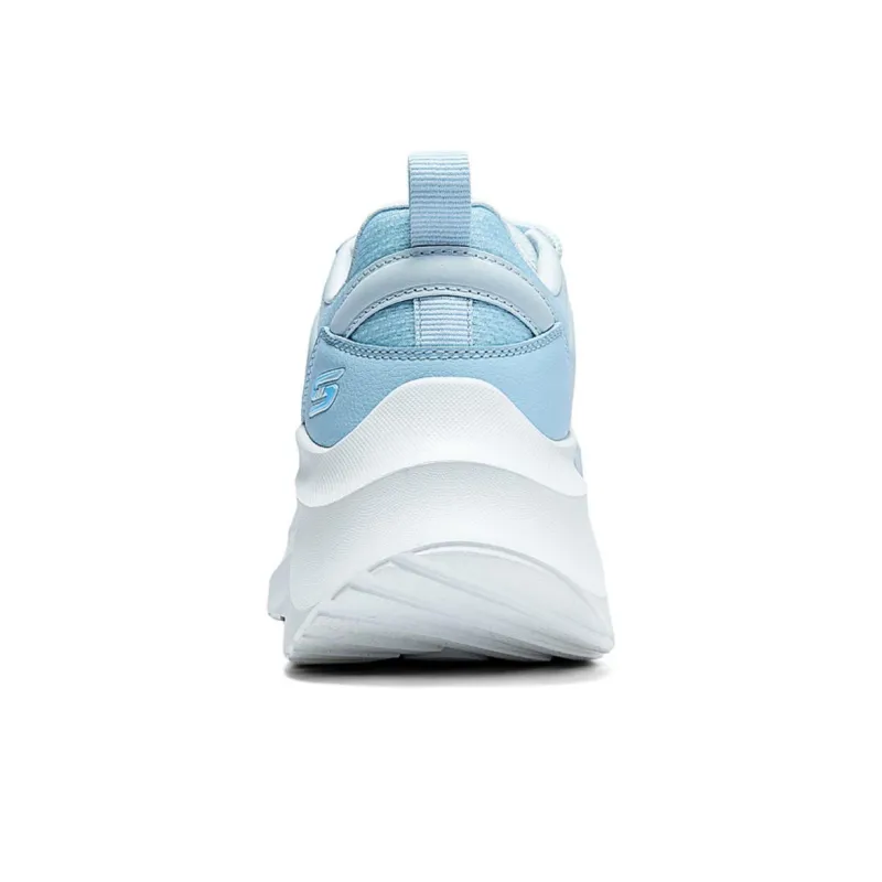 Skechers Cushioning Breathable Height Increasing Rebound Low Top Casual Shoes Women's Blue-3