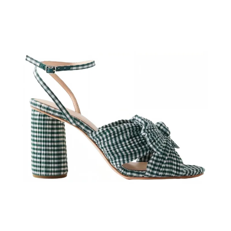 Loeffler Randall Strap Sandals Women's Green-1