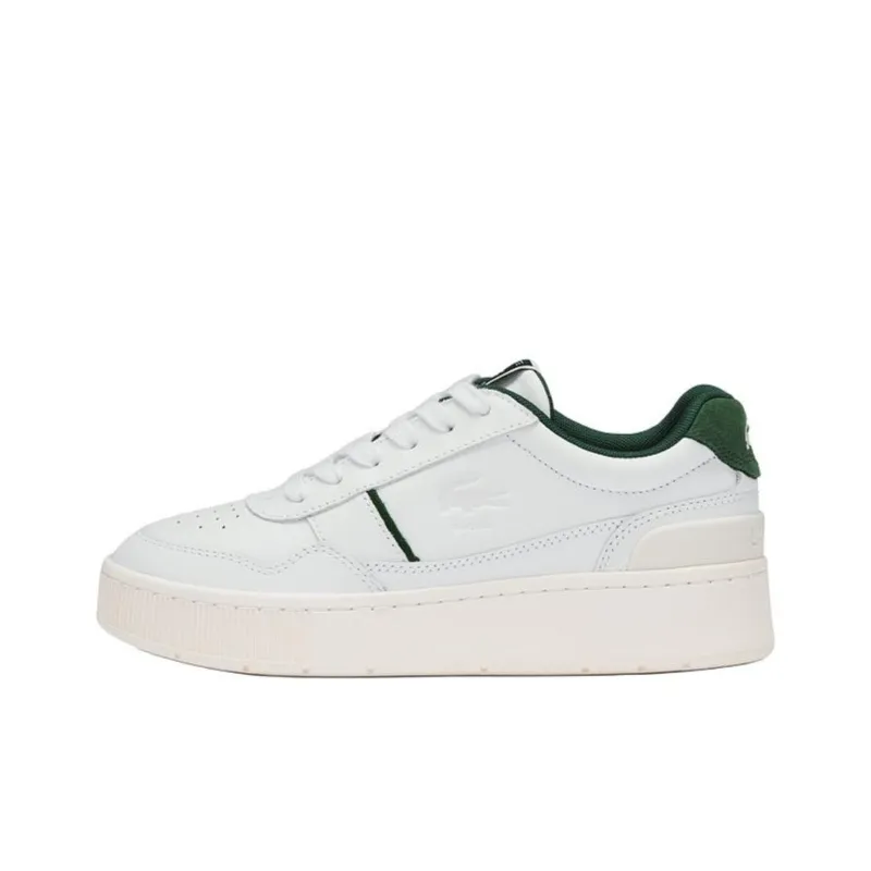 LACOSTE Low Top Skateboard Shoes Women's White-0
