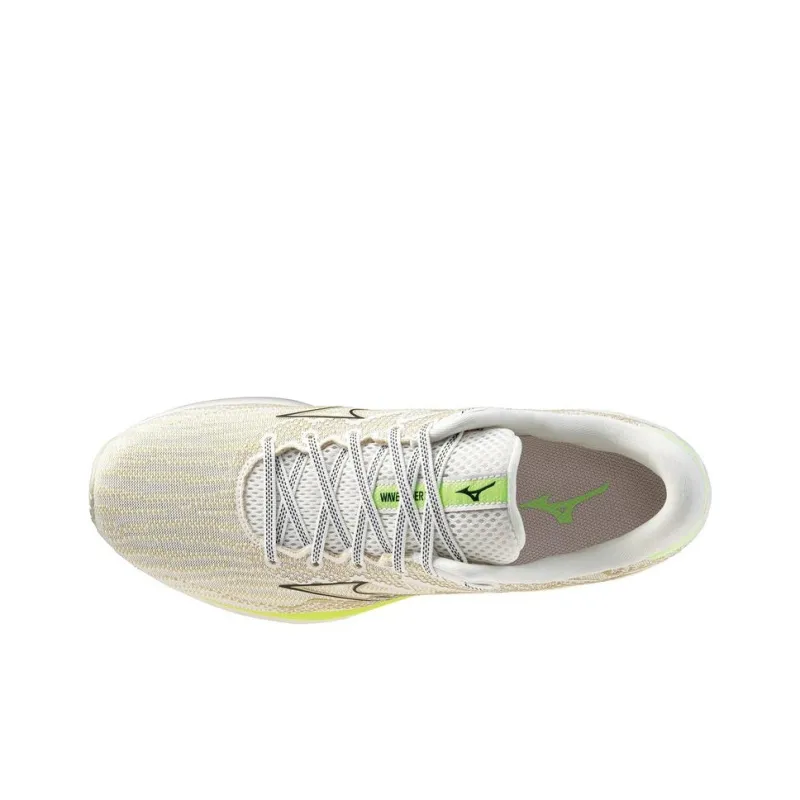 Mizuno Wave Rider 27 'Beige Black Lime'-3