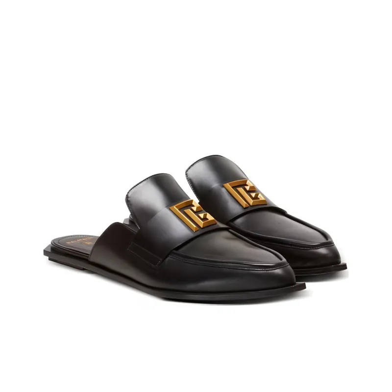 BALMAIN Logo plaque Pointed toe Mules-2