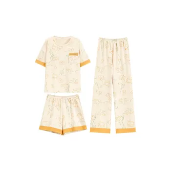 Mulong Family Pajama Set Women's Apricot