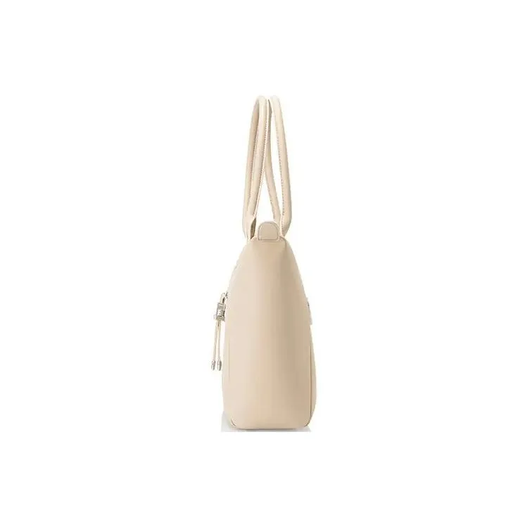 SAMSONITE Synthetic Leather Tote Bag Shopping Bag Shoulder Bag Handbag Women's Beige-2