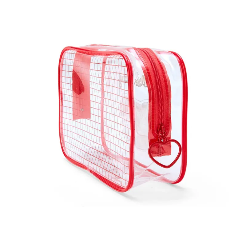 Sanrio PVC Makeup Bag Women's Red-1