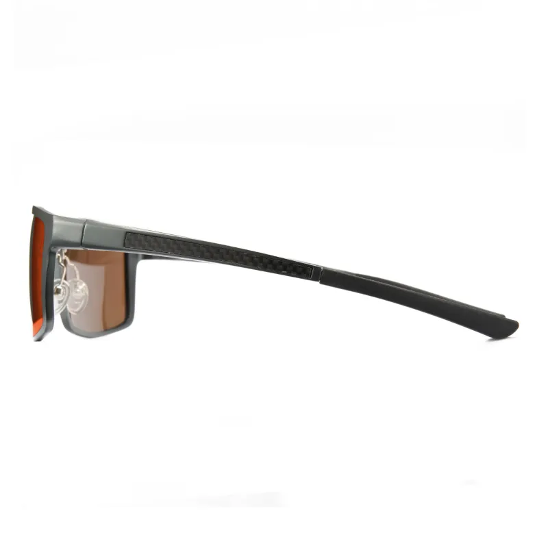 CYXUS Aluminum Magnesium Alloy Carbon Fiber Square Sunglasses Unisex-5