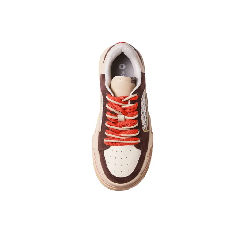 FARMER BOB Sandwich Biscuit Series Abrasion Resistant Breathable Height Increasing Low Top Skateboard Shoes Unisex-4