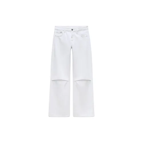 ZARA Jeans Women's White