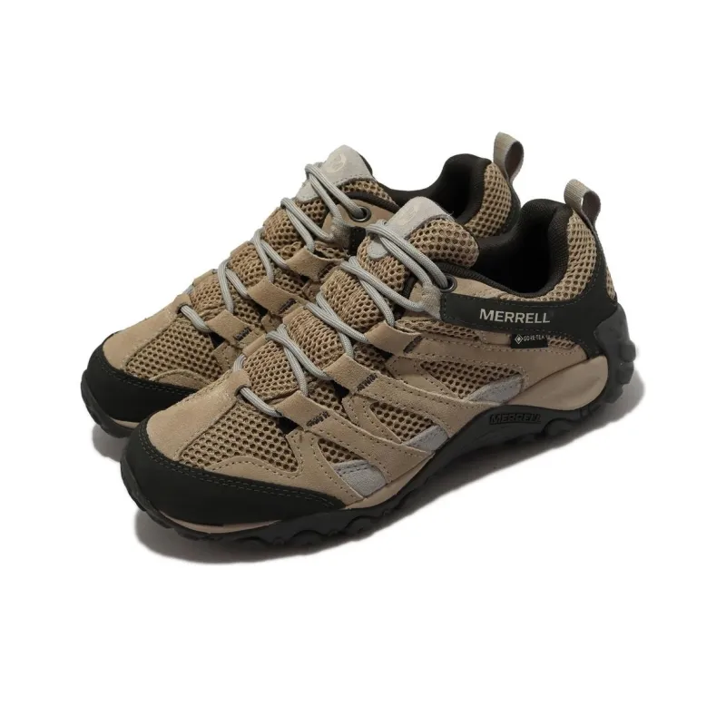 MERRELL Alverstone GORE-TEX Durable Breathable Low-Top Outdoor Shoes Women's Brown-2