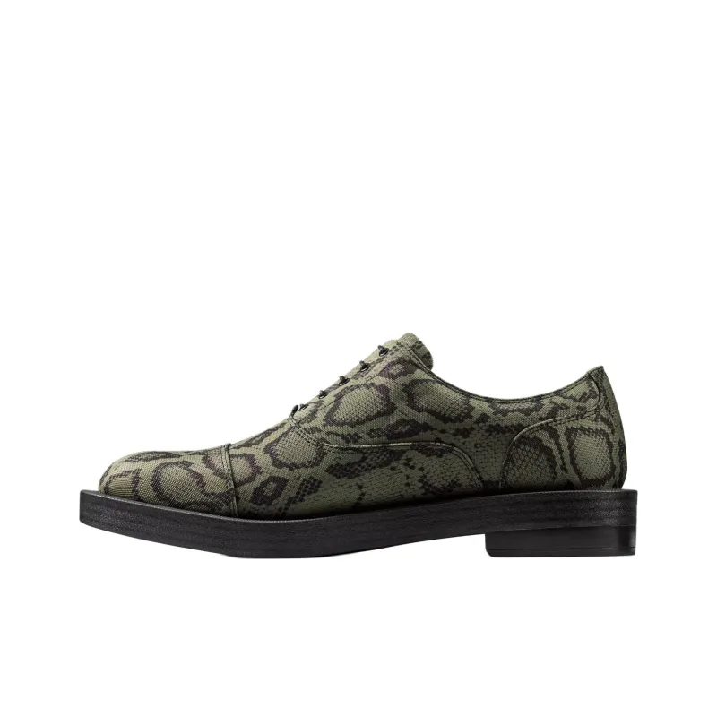 Clarks Oxford 2 Martine Rose Green Textile Women's-0