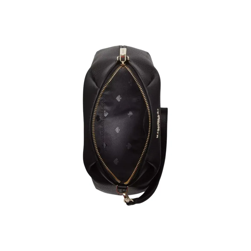 Kate Spade Leather Shoulder Bag Crossbody Bag Women's Black-3
