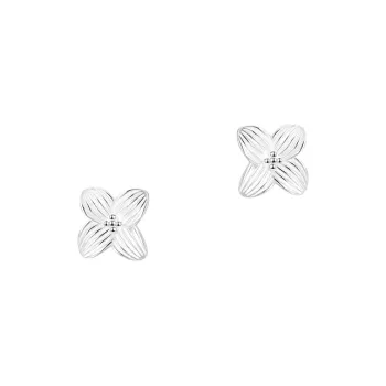 MGS 999 Fine Silver Stud Earrings Women's