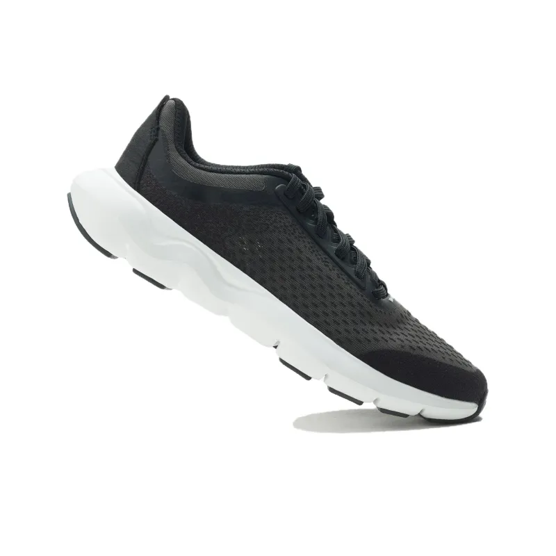 DECATHLON Cushioning, Wear Resistant Low Top Running Shoes Women's Black White-1