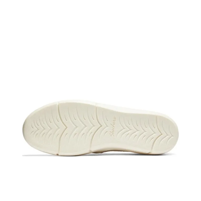 Skechers Wear resistant And Lightweight Low Top Casual Shoes Women's Ivory-5