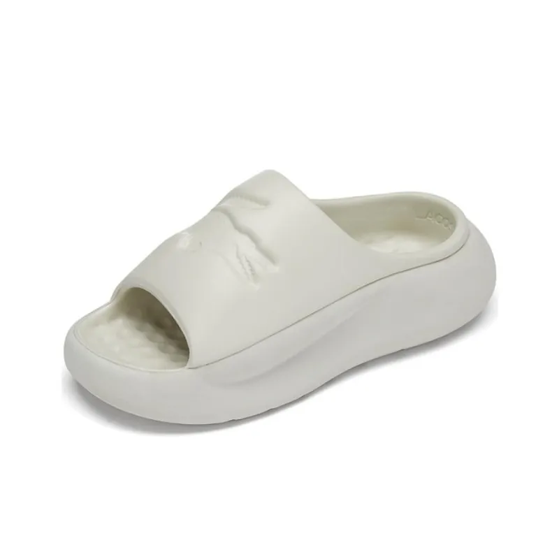 LACOSTE Slide Slippers Women's Ecru-2