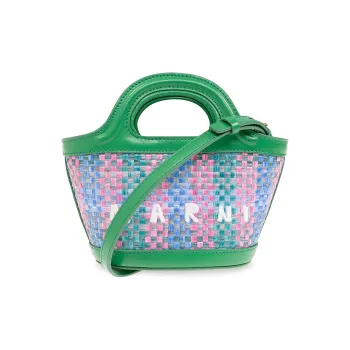 MARNI TROPICALIA Polyester Shoulder Bag Crossbody Bag Handbag Micro Women's Green
