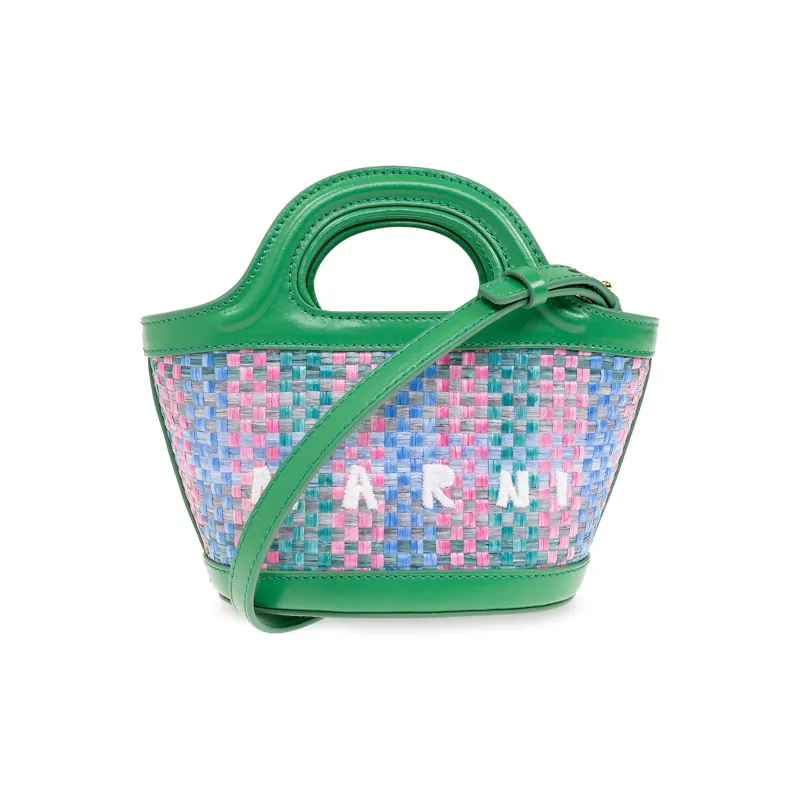 MARNI TROPICALIA Polyester Shoulder Bag Crossbody Bag Handbag Micro Women's Green-0