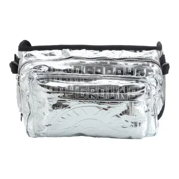 SPRAYGROUND PU Crossbody Bag, Sling Bag, Fanny Pack Small Size Unisex Gray
