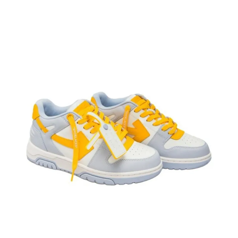 OFF WHITE Out Of Office Panelled Leather Sneakers-2