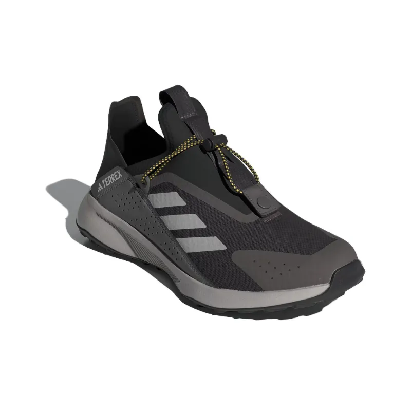 Adidas VOYAGER 21 Slip On Heat.Rdy Travel Durable Breathable Low Top Outdoor Shoes Men's Brown Gray-3
