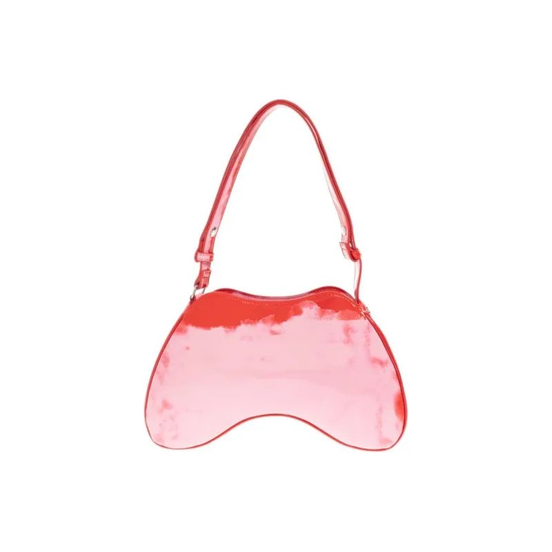 DIESEL Polyurethane Handbag, Shoulder Bag Women's Red-2