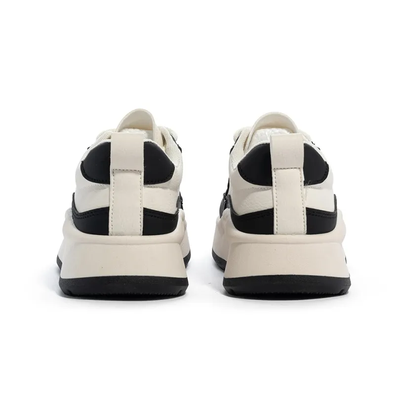 Humanism 1986 Chunky Sneakers Women's Low Top White/Black/White/White/Red/White/Khaki-4